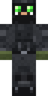 Night Ops Commando Minecraft skin