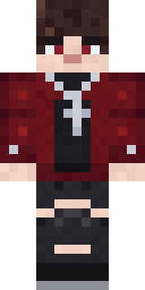 Crimson Plaid Emo Minecraft skin