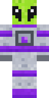 Lime Alien Astronaut Minecraft skin