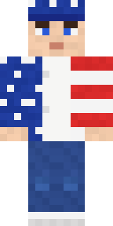 Stars and Stripes Minecraft skin