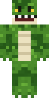 Grinning Crocodile Minecraft skin