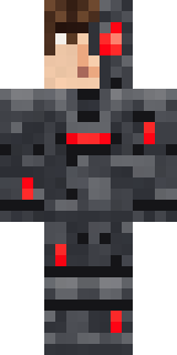 Graphite Cyborg Minecraft skin