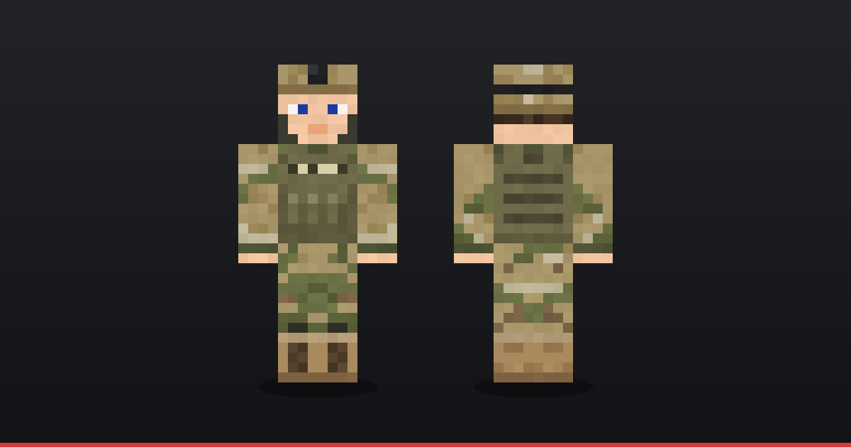 Army Soldier Minecraft Skin – Build It