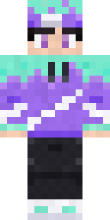 Aurora Skater Minecraft skin