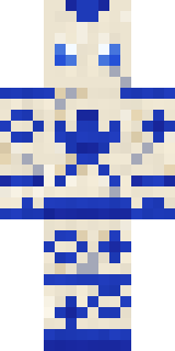 Porcelain Robot Minecraft skin