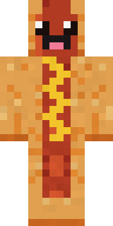 Happy Hot Dog Minecraft skin