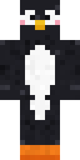 Blushing Penguin Minecraft skin