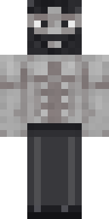 Monochrome Strongman Minecraft skin