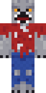 Silver Fang Werewolf Minecraft skin