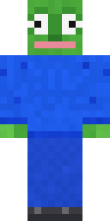 Chill Pond Frog Minecraft skin