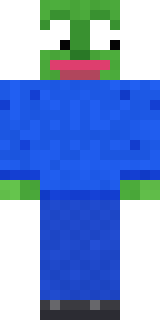 Chill Pond Frog Minecraft skin