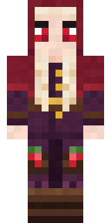Cranberry Witch Minecraft skin