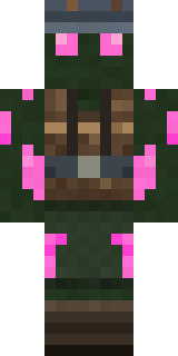 Glowworm Spelunker Minecraft skin, Pink glow colours
