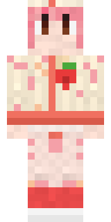 Strawberry Milk Courier Minecraft skin