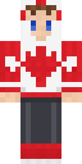 Canada Day Maple Leaf Minecraft skin
