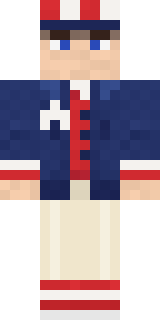 Fourth of July Patriot Minecraft skin