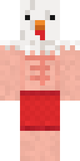 Buff Chicken Minecraft skin