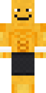 Gym Bro Banana Minecraft skin