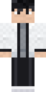 Monochrome Minimalist Minecraft skin
