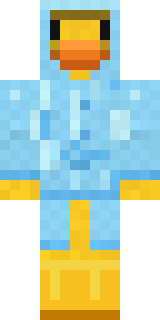 Rubber Duck Raincoat Minecraft skin