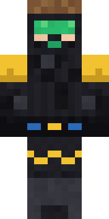 Scuba Instructor Minecraft skin, Green lenses colours