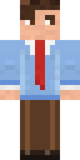 Unimpressed Office Clerk Minecraft skin