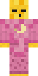 Sleepy Yellow Face Minecraft skin, Pink pajamas colours