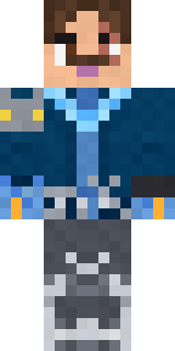 leo Minecraft skin, Blue colours