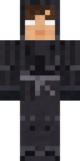 Grey Tattered reaper robe Minecraft skin