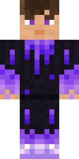 gamer Black Void drip hoodie Minecraft skin, front