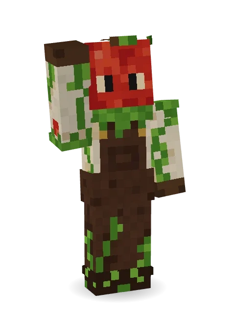Apple Orchard Guardian Minecraft skin in 3D