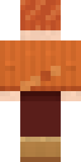 Autumn Knit Minecraft skin, back view
