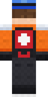 Avalanche Rescuer Minecraft skin, back view