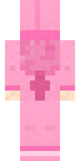 Axolotl Cutie Minecraft skin, back view