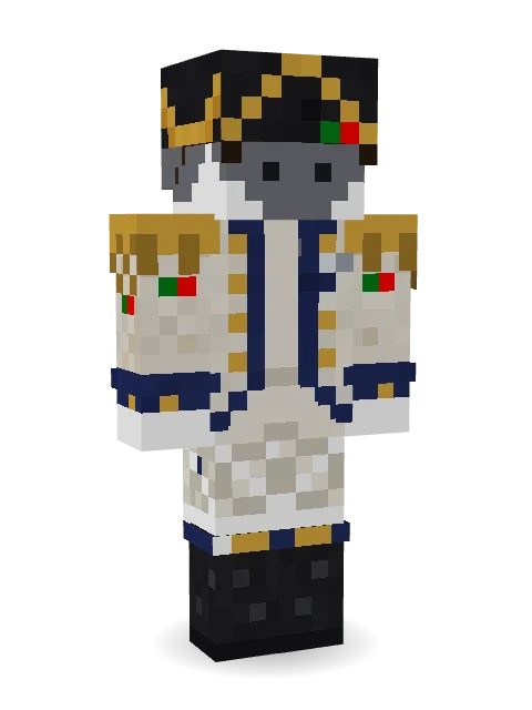 Balduíno IV Minecraft skin in 3D