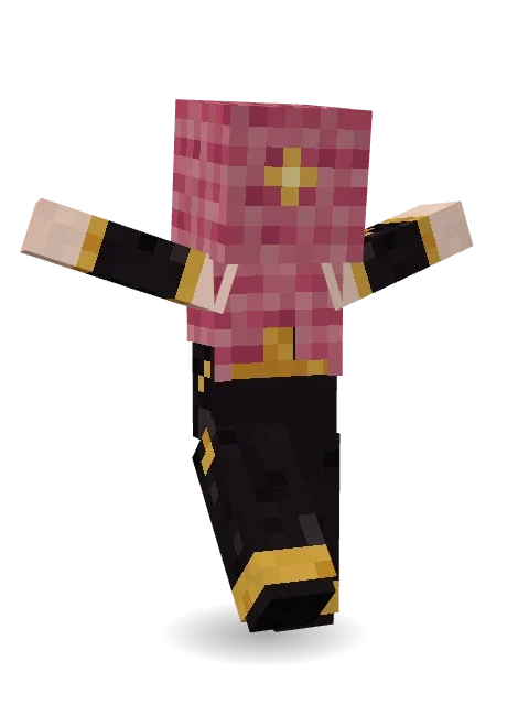 Ballroom Dancer Minecraft skin in 3D