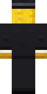 Banana Gentleman Minecraft skin, back view
