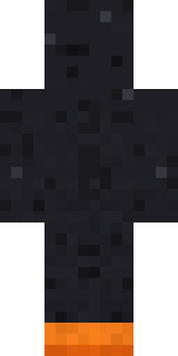 Blushing Penguin Minecraft skin, back view