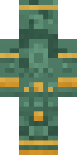 Bronze Bell Spirit Minecraft skin, back view