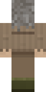 Burlap Intruder Minecraft skin, back view
