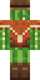 Cactus Cowboy Minecraft skin, back view