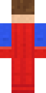 Captain Spark Minecraft skin, back view