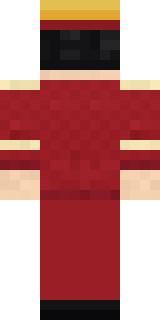 Carnival Ticket Taker Minecraft skin, back view