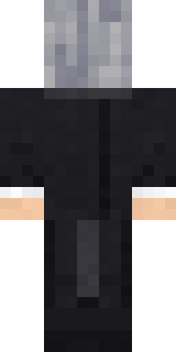 Courtroom Judge Minecraft skin, back view