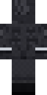Crow Undertaker Minecraft skin, back view