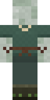 Crypt Custodian Minecraft skin, back view