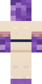 Crystal Monk Minecraft skin, back view