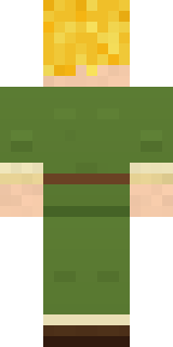 Dandelion Druid Minecraft skin, back view