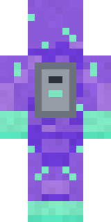 Deep Space Janitor Minecraft skin, back view