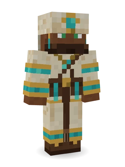 Desert Cartographer Minecraft skin in 3D